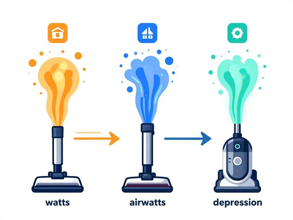 Que signifient les Watts kPa aspirateur sur un aspirateur ?
